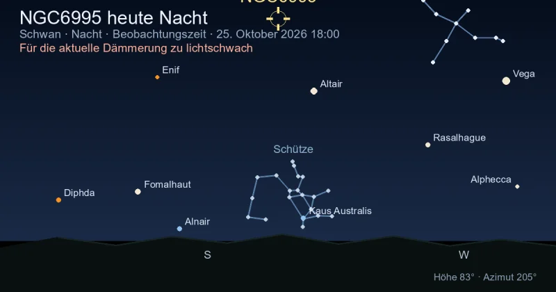 NGC6995 heute Nacht