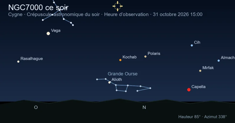 NGC7000 ce soir