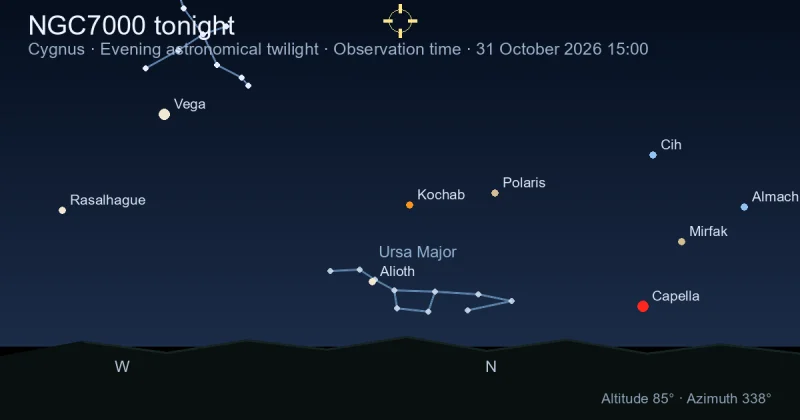 NGC7000 tonight