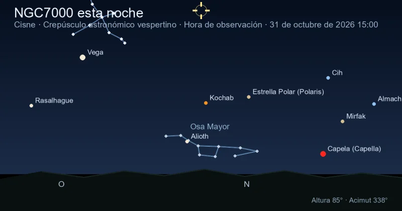 NGC7000 esta noche