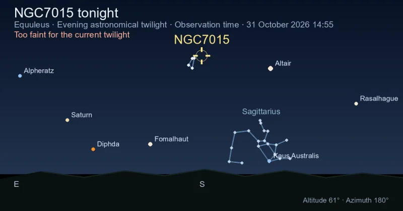 NGC7015 tonight