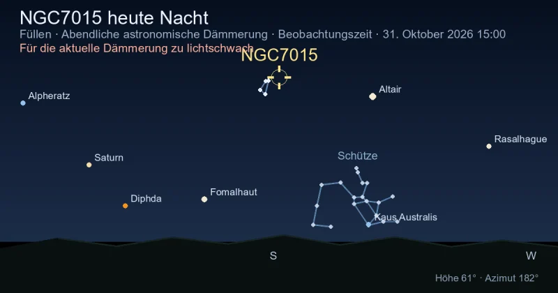 NGC7015 heute Nacht