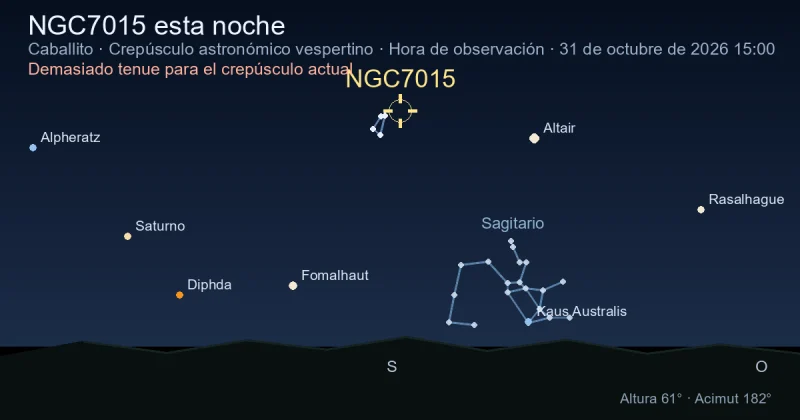 NGC7015 esta noche