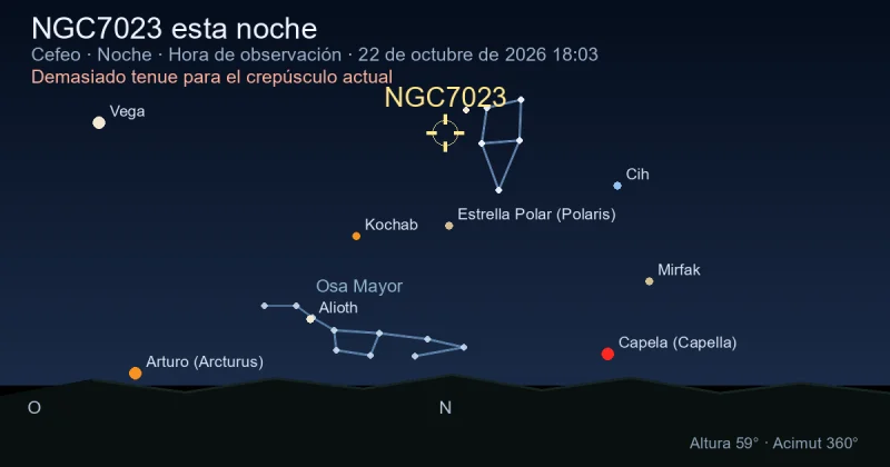 NGC7023 esta noche