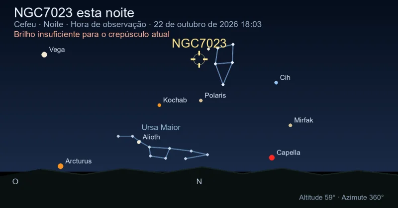 NGC7023 esta noite