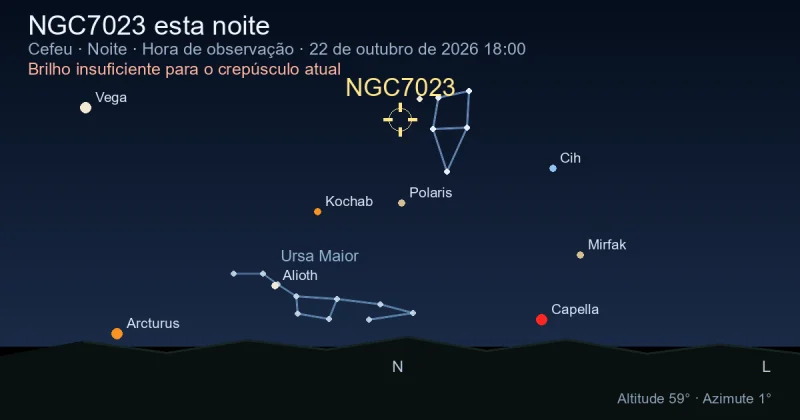 NGC7023 esta noite