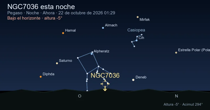 NGC7036 esta noche