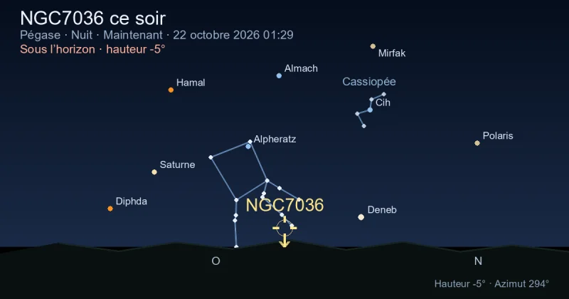 NGC7036 ce soir