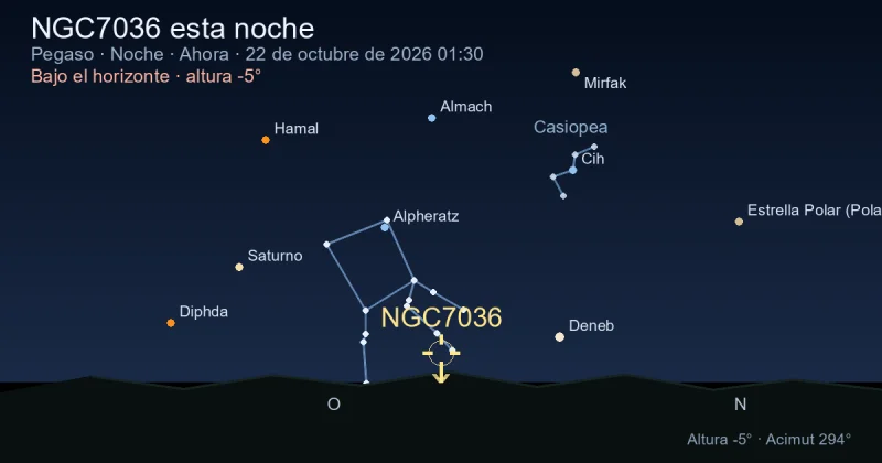 NGC7036 esta noche