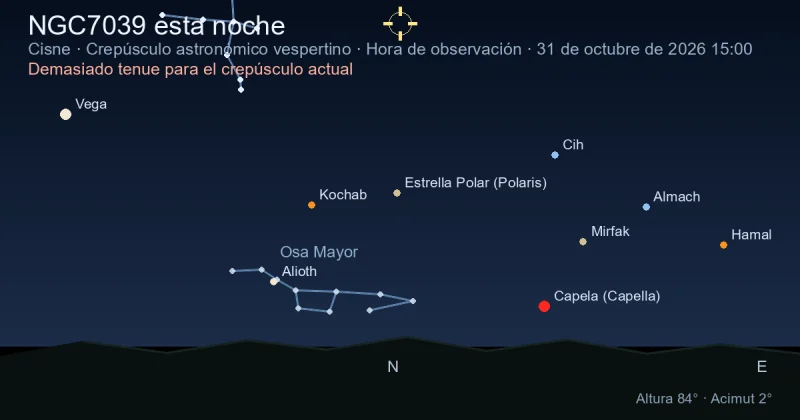 NGC7039 esta noche