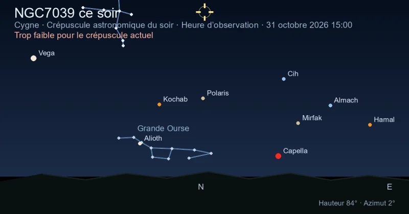 NGC7039 ce soir