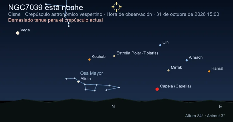 NGC7039 esta noche
