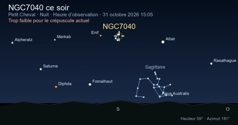 NGC7040 ce soir