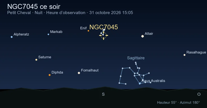 NGC7045 ce soir
