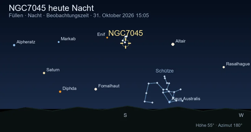 NGC7045 heute Nacht