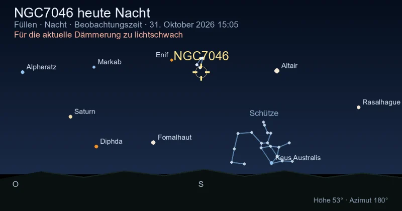 NGC7046 heute Nacht
