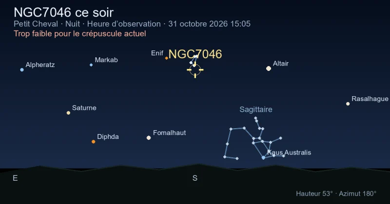 NGC7046 ce soir