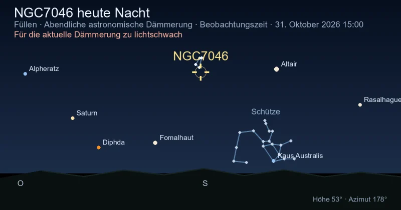 NGC7046 heute Nacht