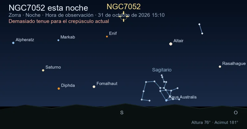 NGC7052 esta noche