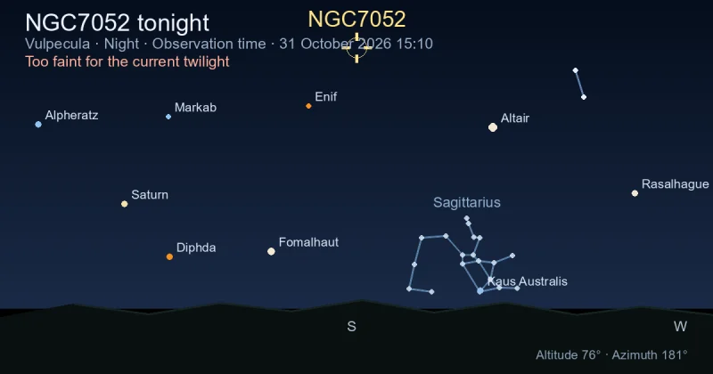 NGC7052 tonight