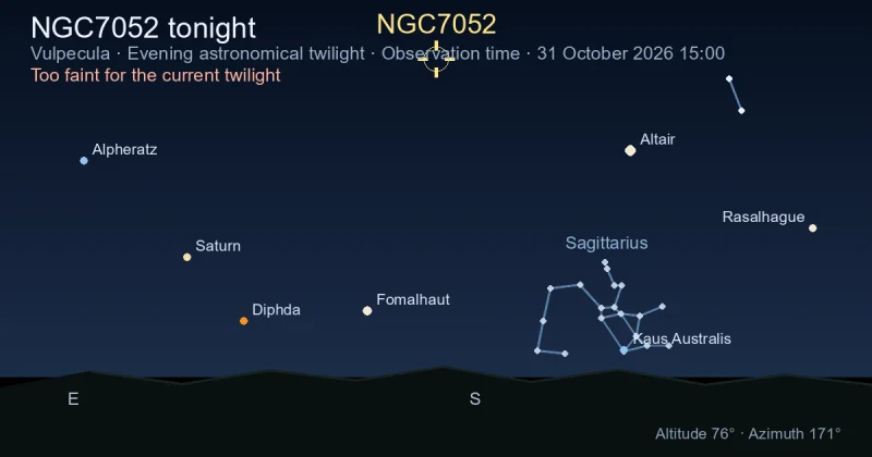 NGC7052 tonight