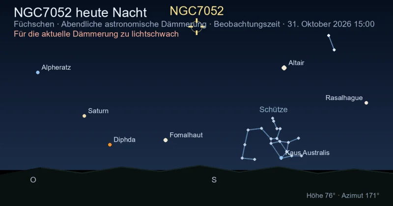 NGC7052 heute Nacht