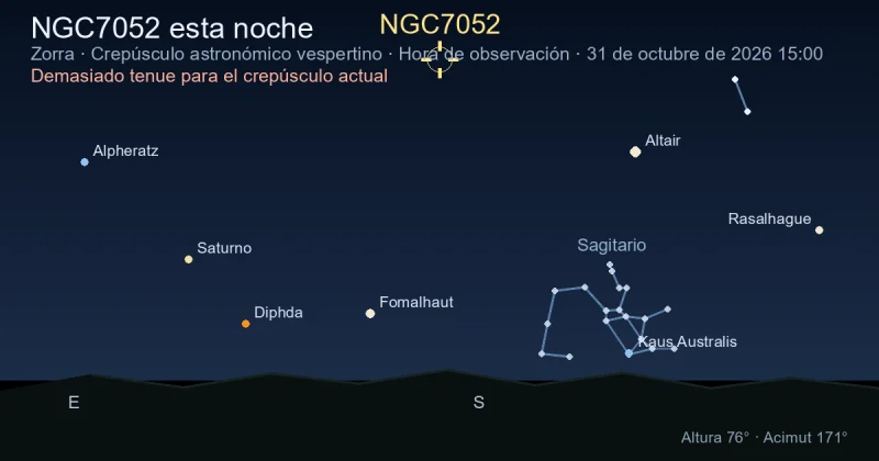 NGC7052 esta noche