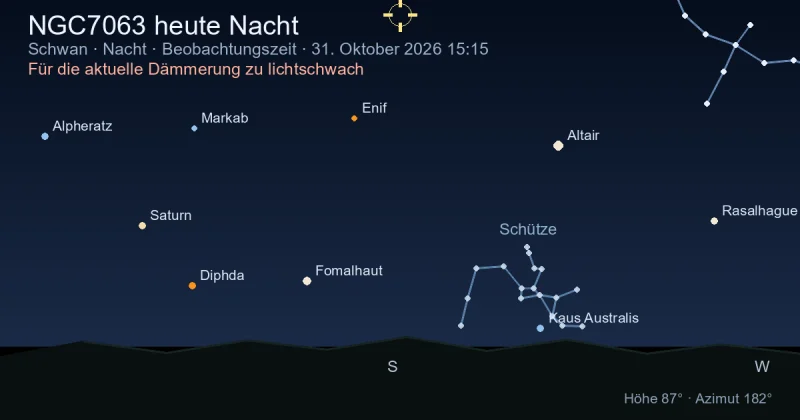 NGC7063 heute Nacht