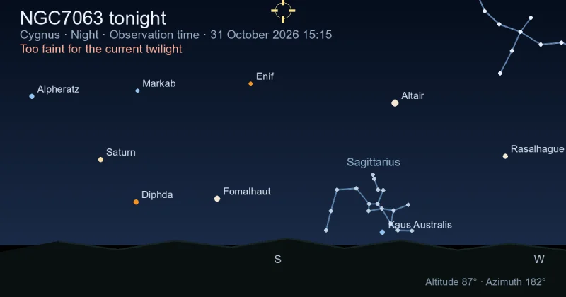 NGC7063 tonight