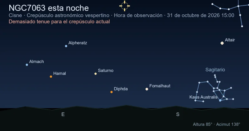 NGC7063 esta noche