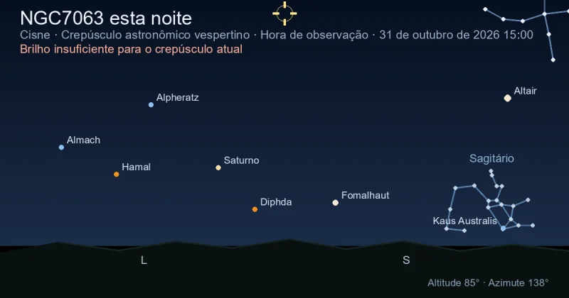 NGC7063 esta noite