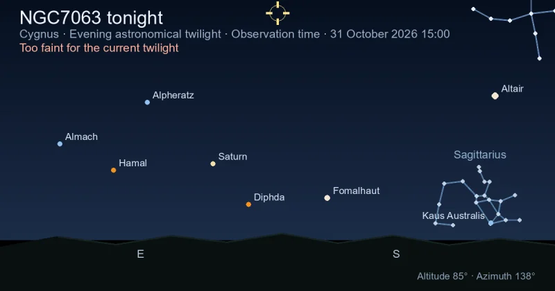 NGC7063 tonight
