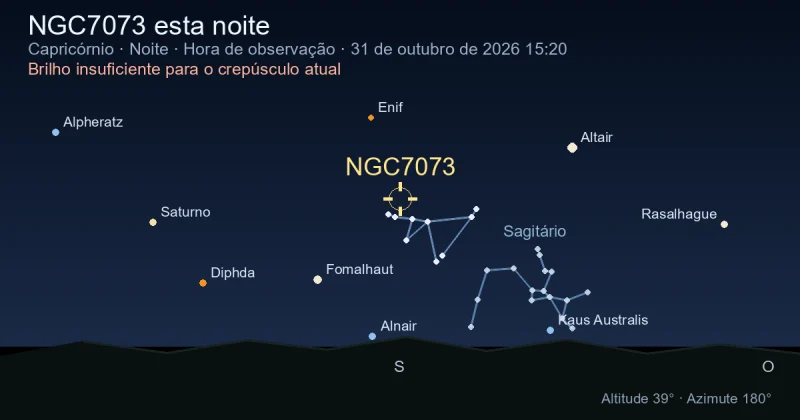 NGC7073 esta noite