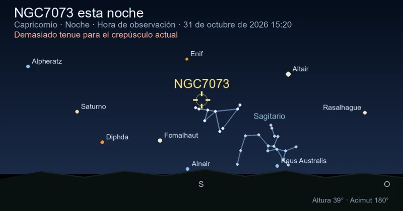 NGC7073 esta noche