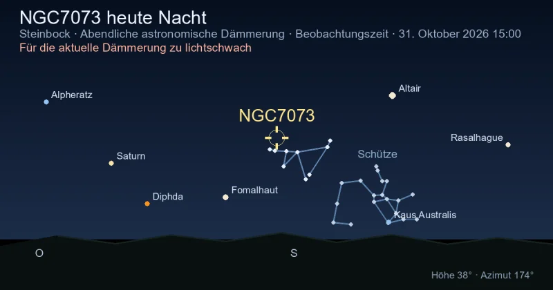 NGC7073 heute Nacht
