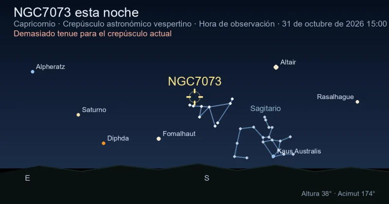 NGC7073 esta noche