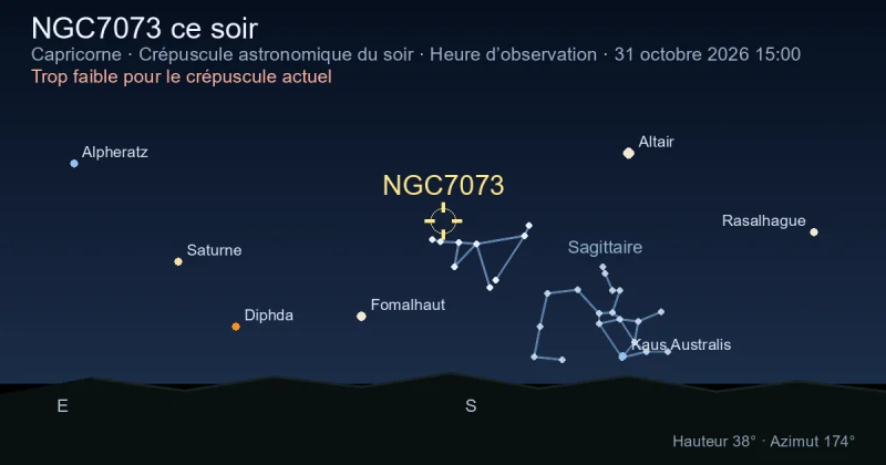 NGC7073 ce soir