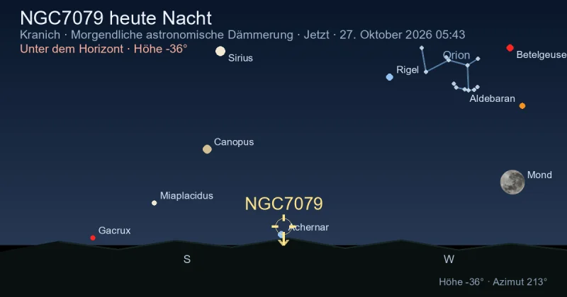 NGC7079 heute Nacht