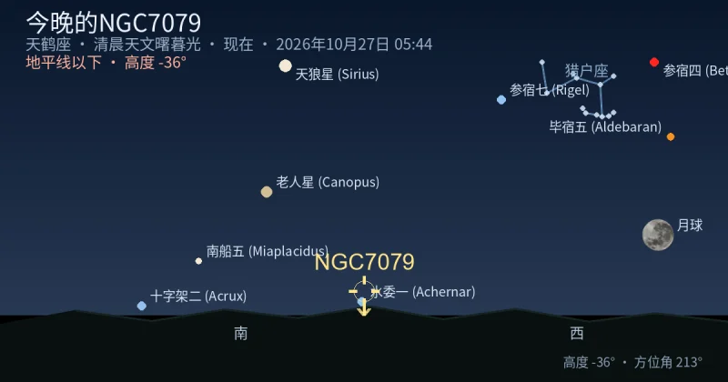 今晚的NGC7079