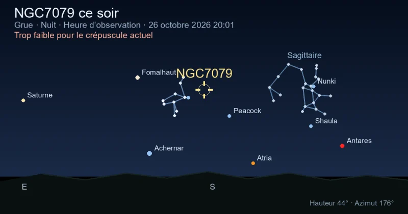 NGC7079 ce soir