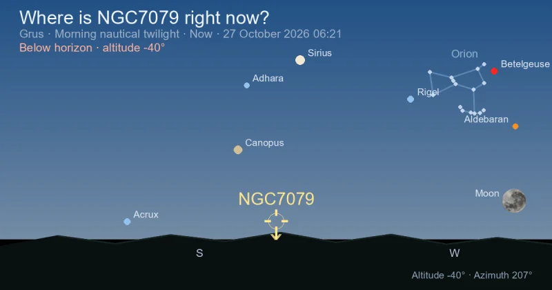 Where is NGC7079 right now?