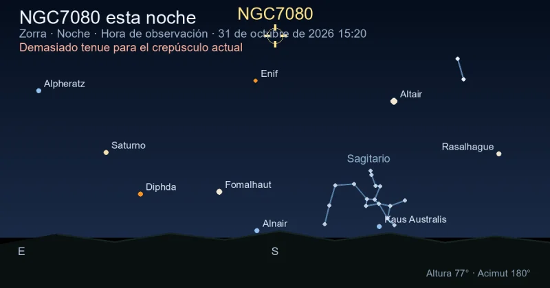 NGC7080 esta noche
