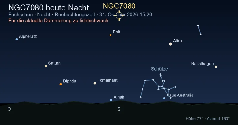 NGC7080 heute Nacht