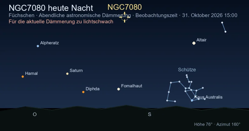 NGC7080 heute Nacht