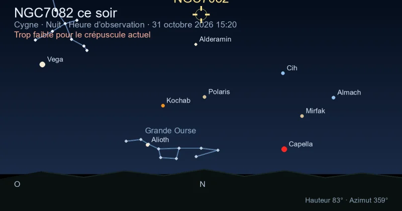 NGC7082 ce soir