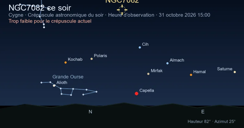 NGC7082 ce soir