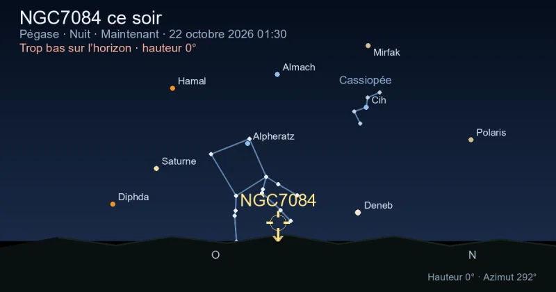 NGC7084 ce soir