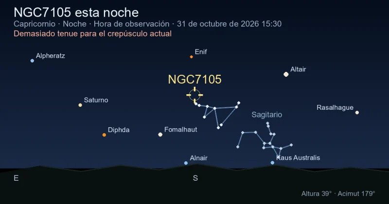 NGC7105 esta noche