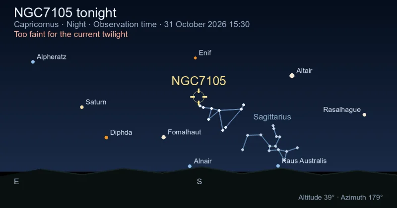 NGC7105 tonight