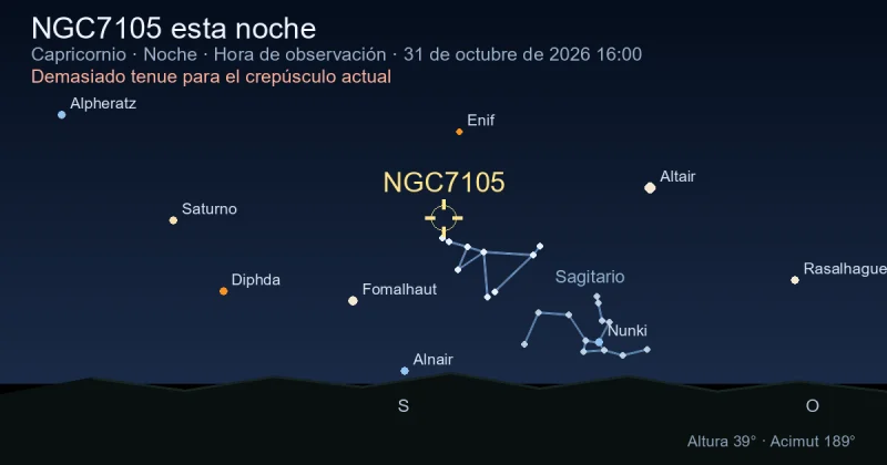 NGC7105 esta noche